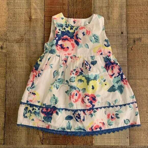 Baby Boden Other - Baby Boden girls size 3-6 months colorful summer fall floral tank dress